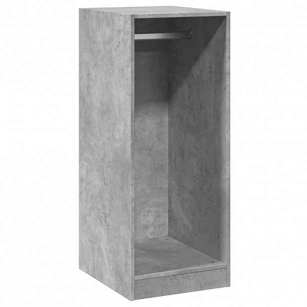 vidaXL Šatní skříň betonově šedá 48 x 41 x 102 cm kompozitní dřevo