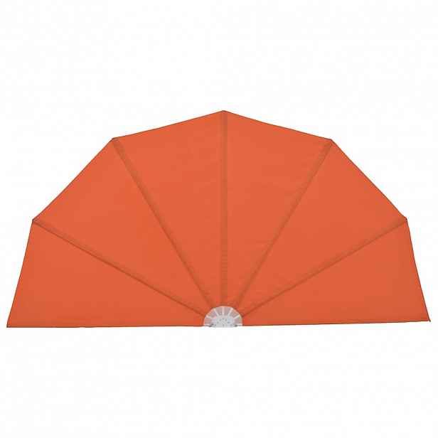 vidaXL Skládací zástěna na terasu terracotta 160 cm