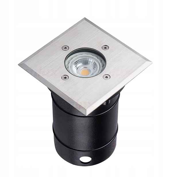 Kanlux Berg Nájezdová lampa 10W GU10 IP67 Černá/Stříbrná