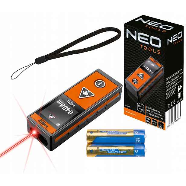 Laserový dálkoměr dosah 40m dotykový displej 75-203 Neo
