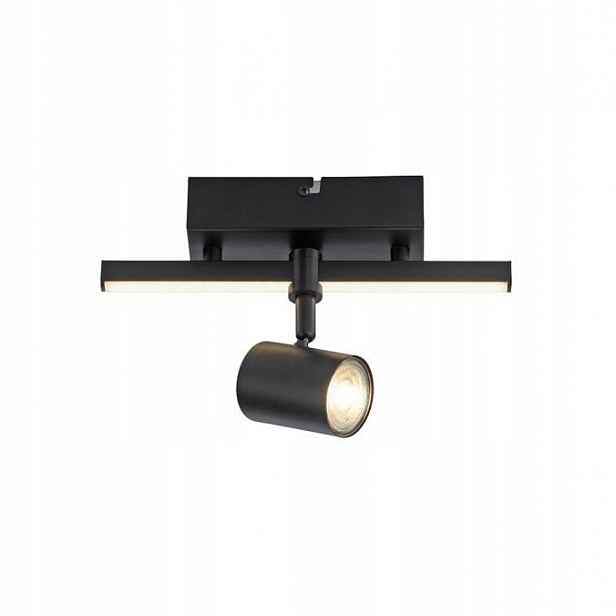 Led reflektorová lampa 2x4.5W Černá Pohyblivá pro kancelář Barik Paul Neuhaus