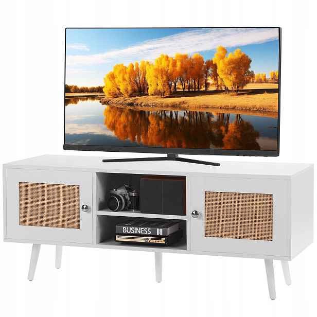 Rtv skříňka pro televizory 55" Bílá