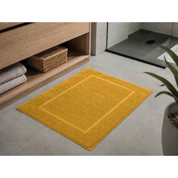 Hotelová předložka COMFORT COLOR 50 x 75 cm, hořčicová