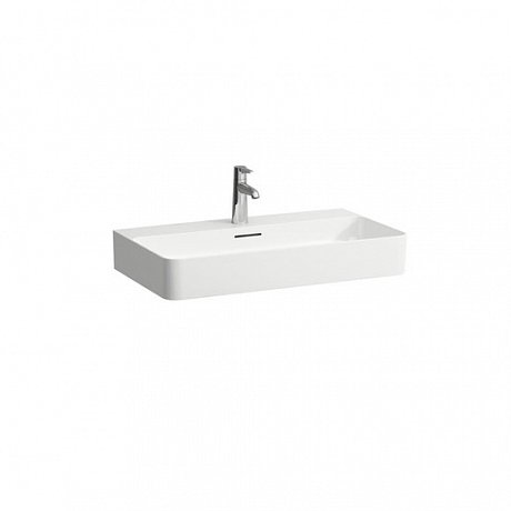 Nábytkové umyvadlo Laufen Val 75x42 cm mat otvor pro baterii uprostřed H8102857571041