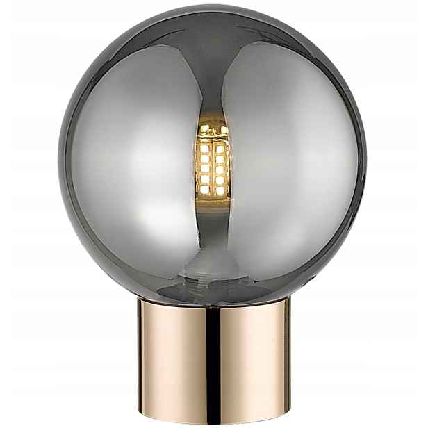 noční stolní lampa zlatá, kulatá koule do ložnice pro kontakt Arcturus XX