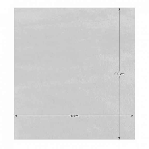 Shaggy koberec AMIDA sněhobílý Tempo Kondela 80x150 cm