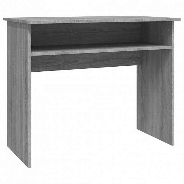 vidaXL Psací stůl šedý sonoma 90 x 50 x 74 cm kompozitní dřevo