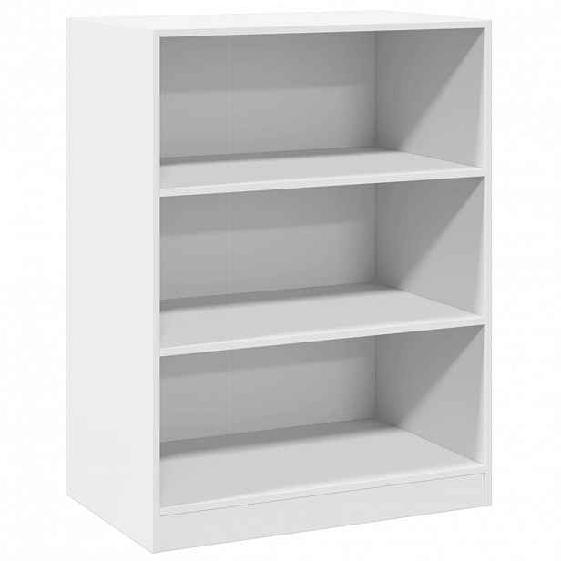 vidaXL Šatní skříň bílá 77 x 48 x 102 cm kompozitní dřevo