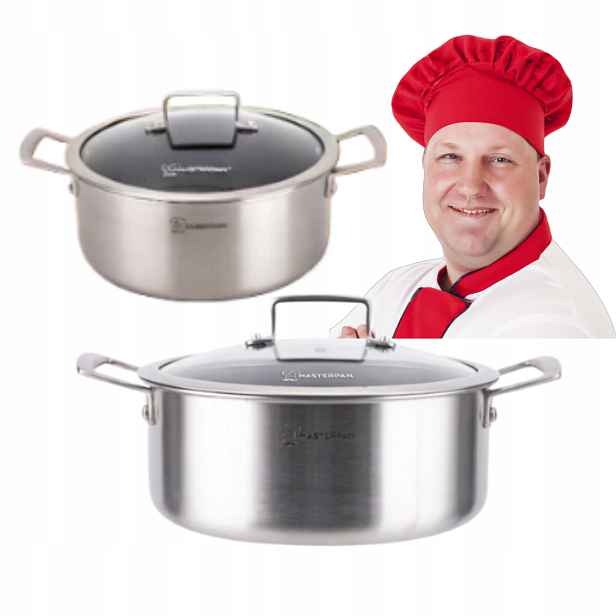 Hrnec 24 cm s víkem – na plyn a indukci