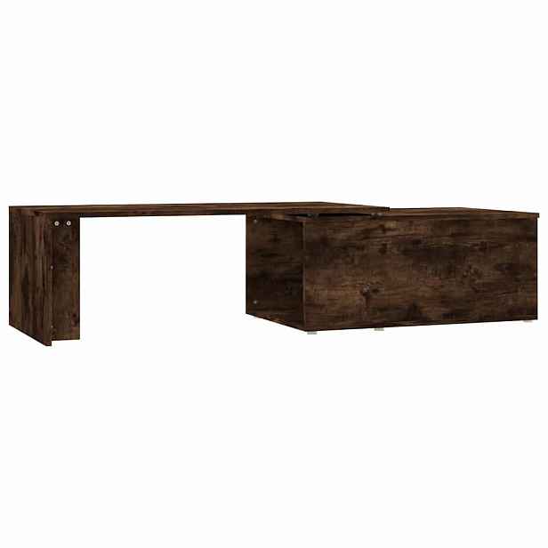 vidaXL Konferenční stolek kouřový dub 150x50x35 cm kompozitní dřevo