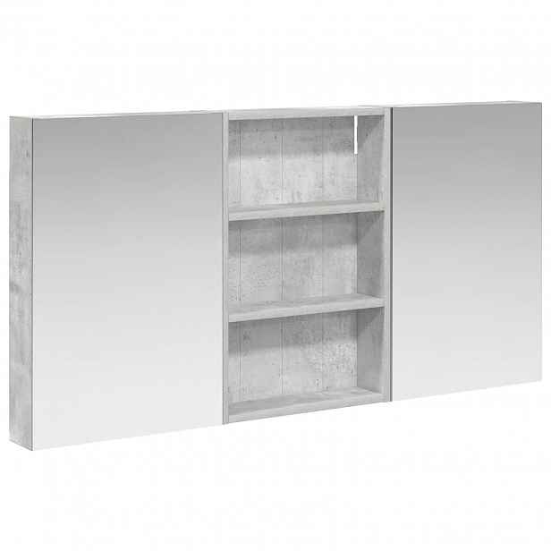 vidaXL Sada koupelnových skříněk 3 ks 120 x 10,5 x 60,5 cm