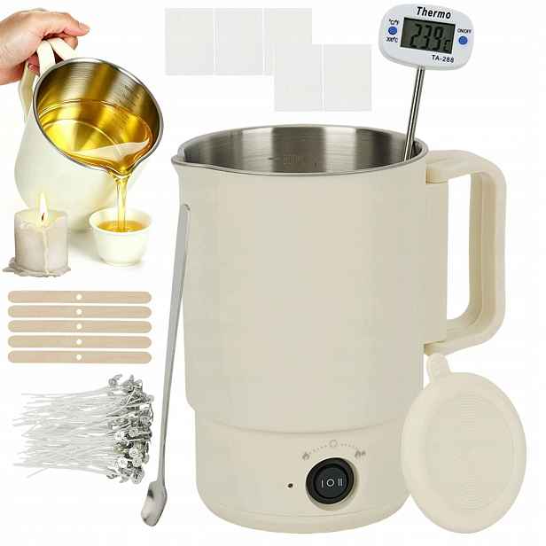 Zařízení Na Tavení Vosku, Ohřívač 600 W, 800 ML, Topeniště Teploměr