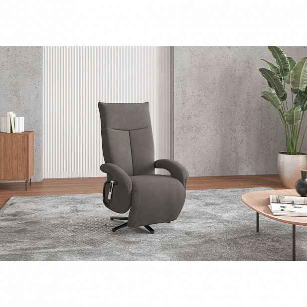 Sit & More KŘESLO, textil, barvy grafitu