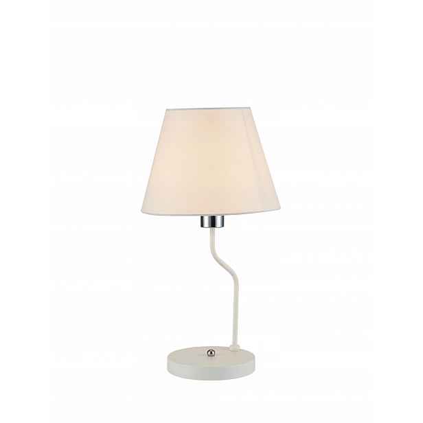 Bílá stolní lampa 1x60W E14 York Ledea