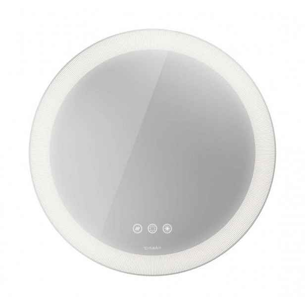 Duravit Happy D.2 Plus - Zrcadlo, průměr 70 cm, s LED osvětlením a vyhříváním HP7485S00000000