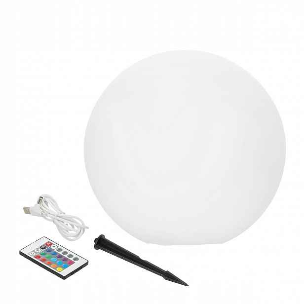 Solární zahradní lampa Led koule 30 cm 3000K Rgb Kobi Design