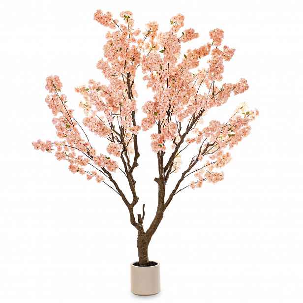 Stromek rostlina Umělá dekorace pinterest loft boho Višeň Sakura pink