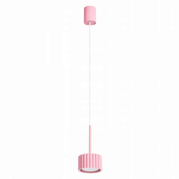 Závěsná lampa Aura 1 růžová Gx53 Závěsné stropní osvětlení Sollux