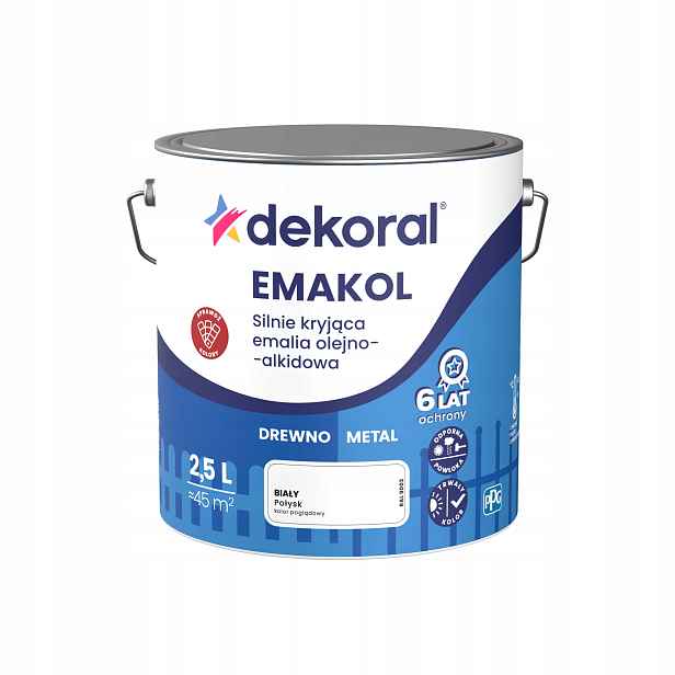 Dekoral Emakol Strong Bílý 2.5L Ral 9003