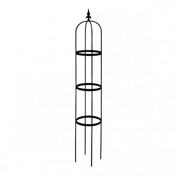 Opora/obelisk MUONIO kulatá se špicí 200cm