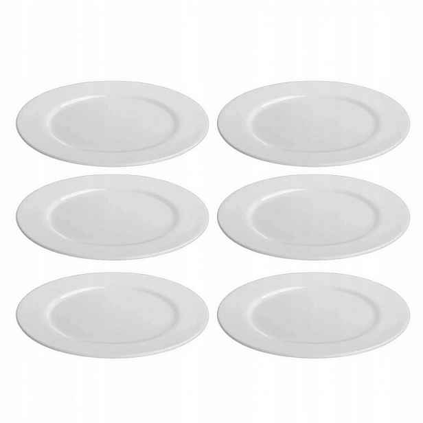 Profesionální dezertní talíř 18 cm z bílého porcelánu WIlmax, sada 6 ks