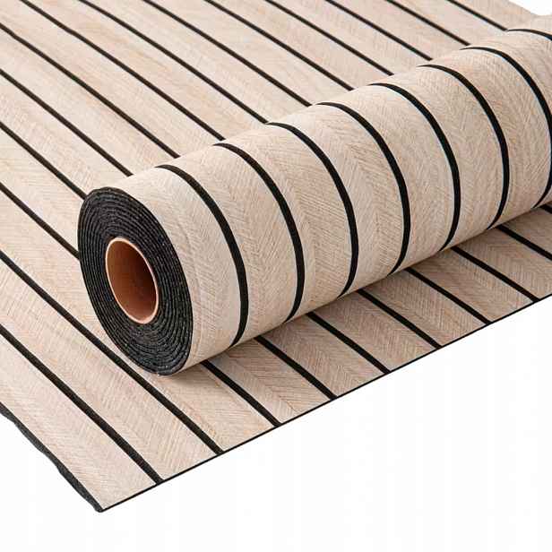Samolepicí Tapeta Na Zeď Hnědá Dřevo Dekor Rolka 65x280