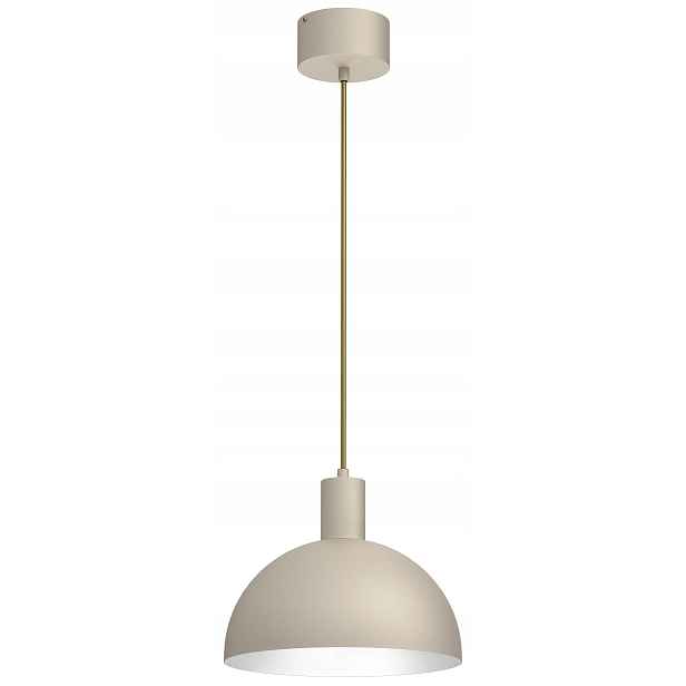 Závěsná stropní lampa Handa béžová bílá 1xE27 29 Cm moderní do kuchyně