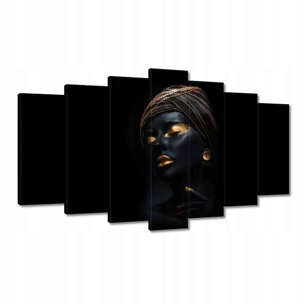 Obrazy 140x80 Zlatý make-up