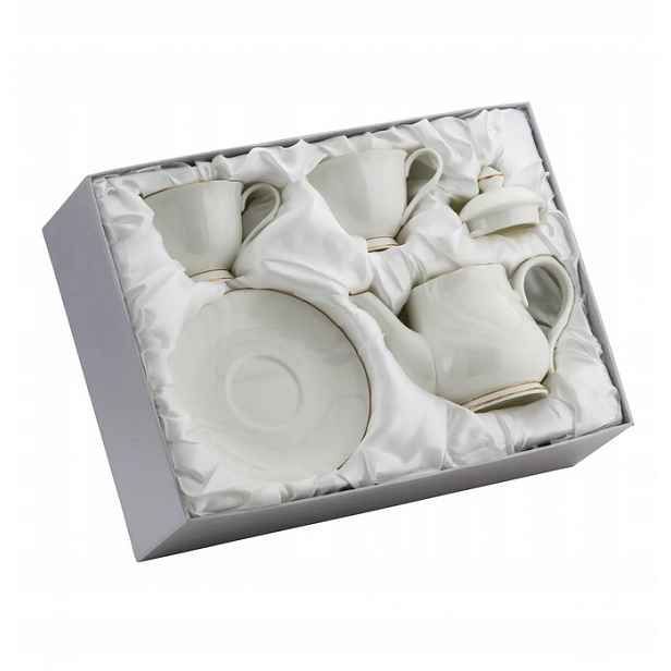 Luxusní porcelánová sada na čaj džbán 2 šálky ideální Dárek