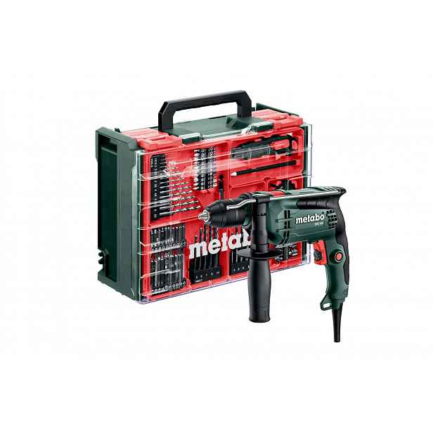 Metabo - Příklepová vrtačka 650 W, s příslušenstvím 600742710