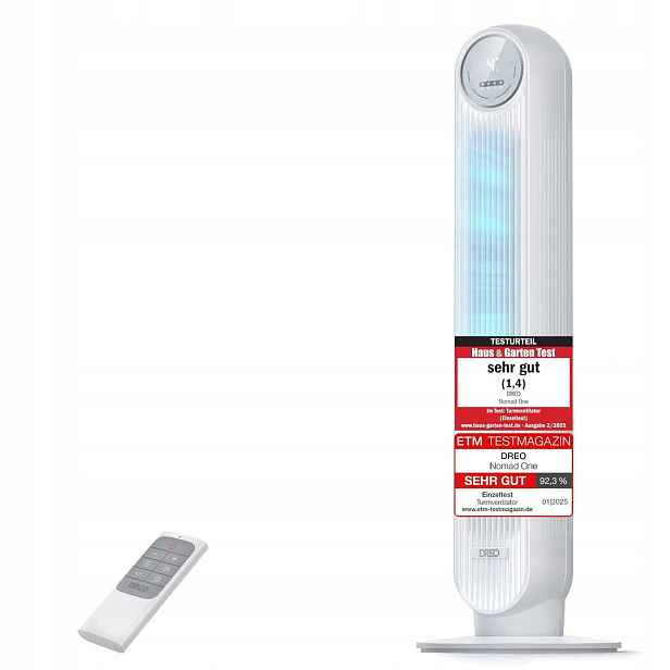 Přenosný ventilátor Dreo B0BT7LPSBY 10 mm tichý, mobilní, kompaktní