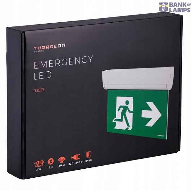 Thorgeon nouzové Led svítidlo 3 W 6000-7000 K 03027