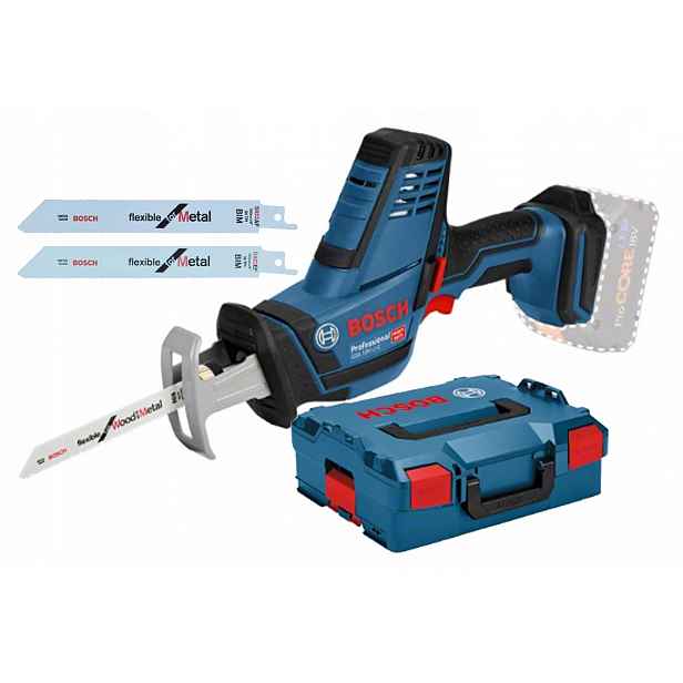 Akumulátorová Pila Ocaska Bosch Gsa 18V-LI C L-boxx 3 Pilové Listy