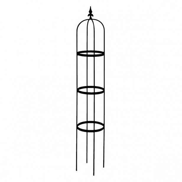 Opora/obelisk MUONIO kulatá se špicí 150cm