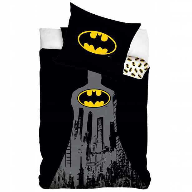 Povlečení Batman Set 140x200 přikrývka 70x50 polštář 100% Bavlna