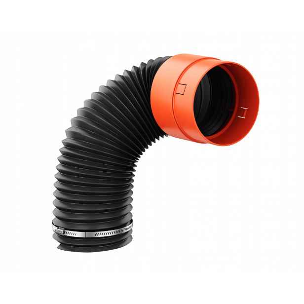 Trubka 100 cm pro ventilační krb KronoFlex 125 mm