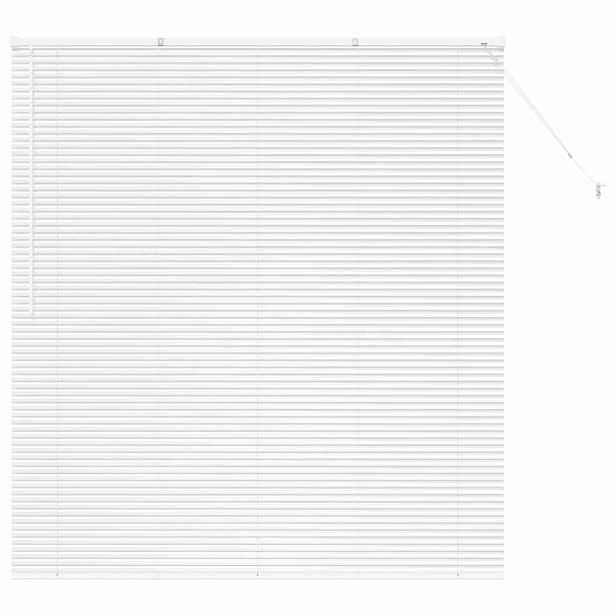 vidaXL Venet školní žaluzie Bílá 175 x 155 cm 25 mm Hliník