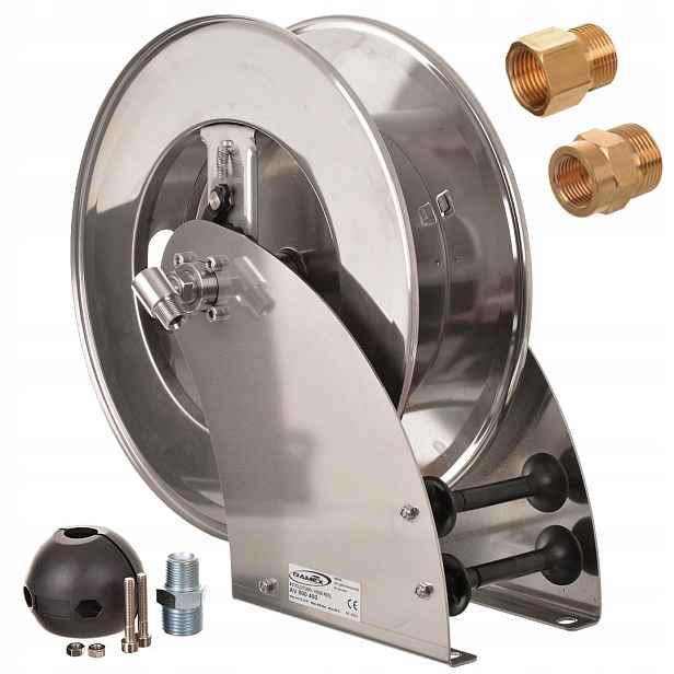 Automatický buben Inox na hadici 15 m pro myčku Karcher Hd Hds Kranzle M22