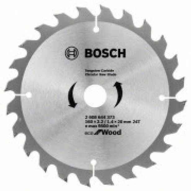 Bosch Pilový kotouč na dřevo Eco for Wood 160x20x2.2mm, 24 zubů (2608644373)