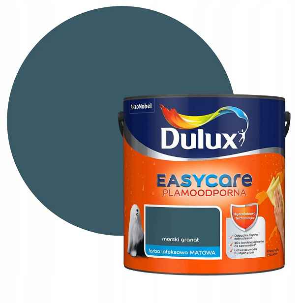 Dulux Easycare Barva Odolná Vůči Skvrnám, mořský granát 2,5 L