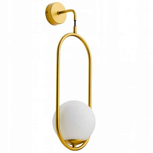 Nástěnné svítidlo Igon zlaté 1xE14 Minimalistické Elegantní Vnitřní Osvětlení