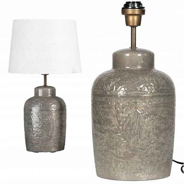 Stolní Noční Lampa Loft 42 cm E27 Šedá Do Obývacího Pokoje Ložnice Domu