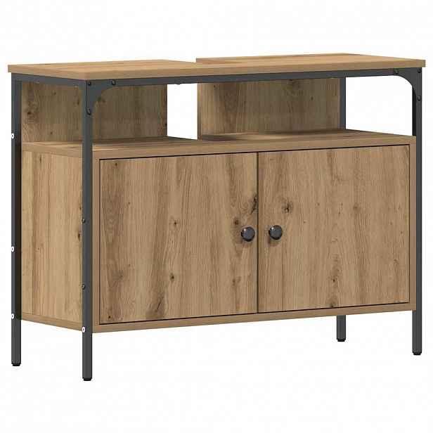 vidaXL Skříňka pod umyvadlo dub artisan 80 x 30 x 60 cm