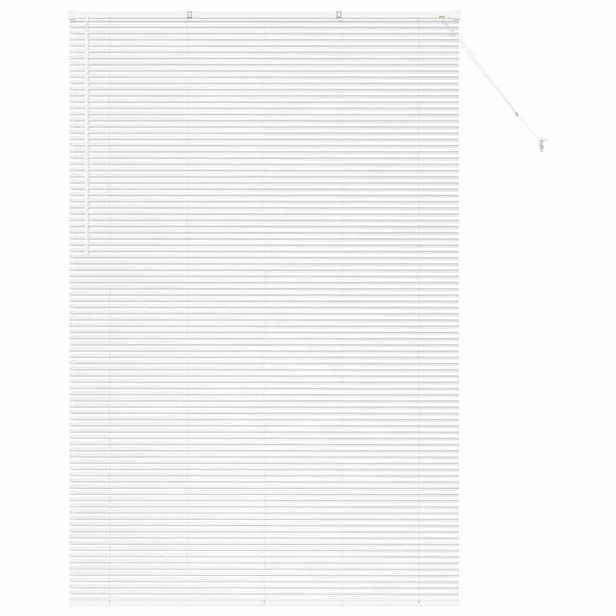 vidaXL Venet školní žaluzie Bílá 220 x 140 cm 25 mm Hliník