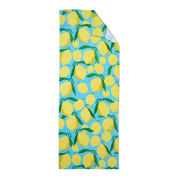 Bavlněná plážová osuška 92x180 cm Lemons Lounger – Catherine Lansfield