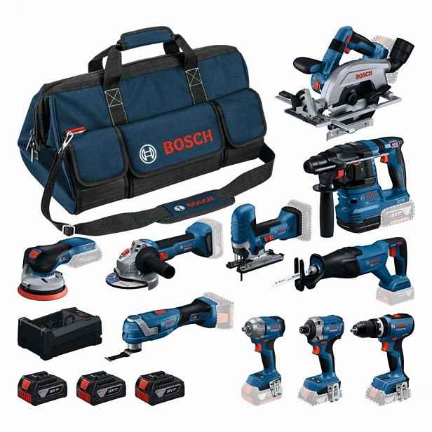 Bosch - Sada AKU nářadí, baterií a nabíječky 0615A500EH