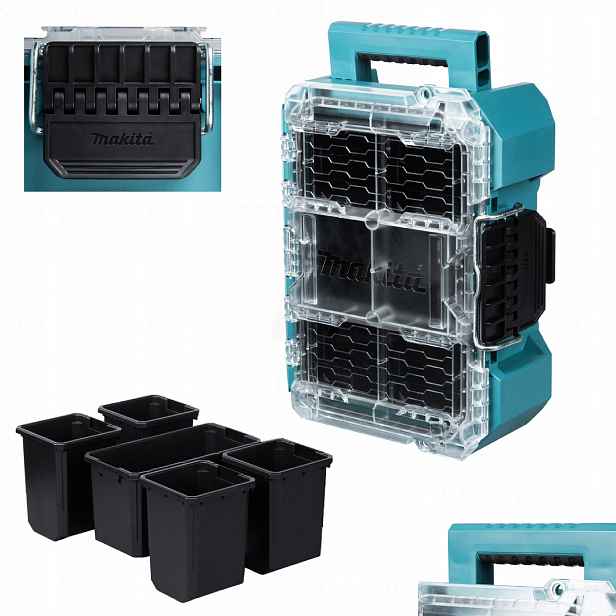 Box Na Nářadí Maktrak Organizér Na Nářadí 5 Zásobníků Pevný