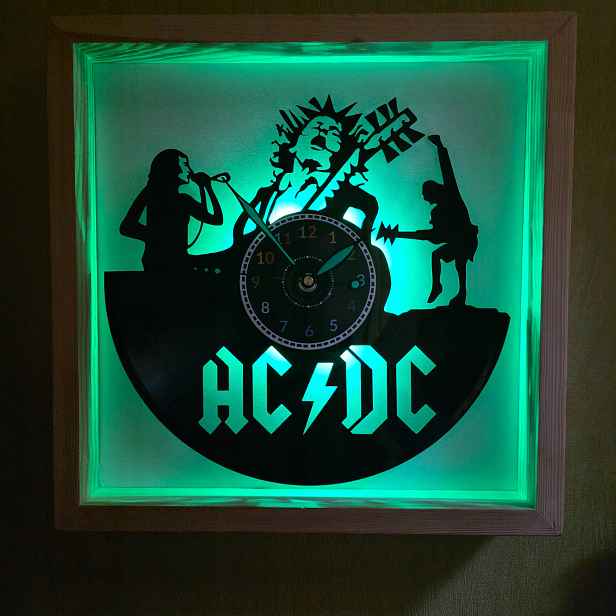Acdc Ac/dc Dárek pro milovníka originální Nástěnná Dekorace z desky