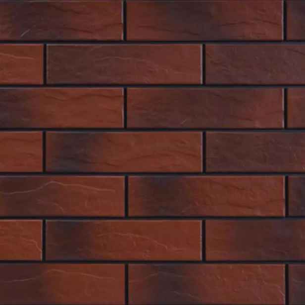 Fasádní Obklad Mrazuvzdorný Rustik Červený 24,5/6,5
