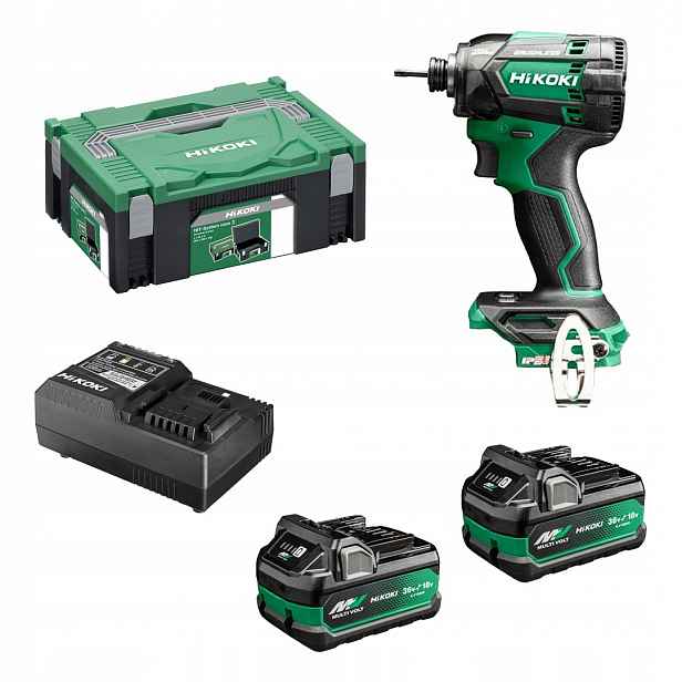 Rázový utahovák HiKOKI WH18DC Wrz MultiVolt 18V 2x5Ah Bl 210Nm kufr